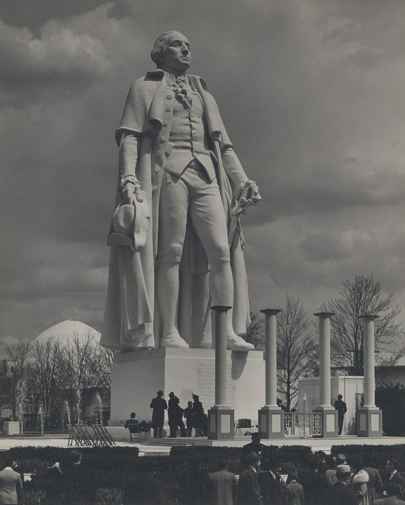 OldGloryClub's tweet image. We’re putting statues of George Washington in every city.