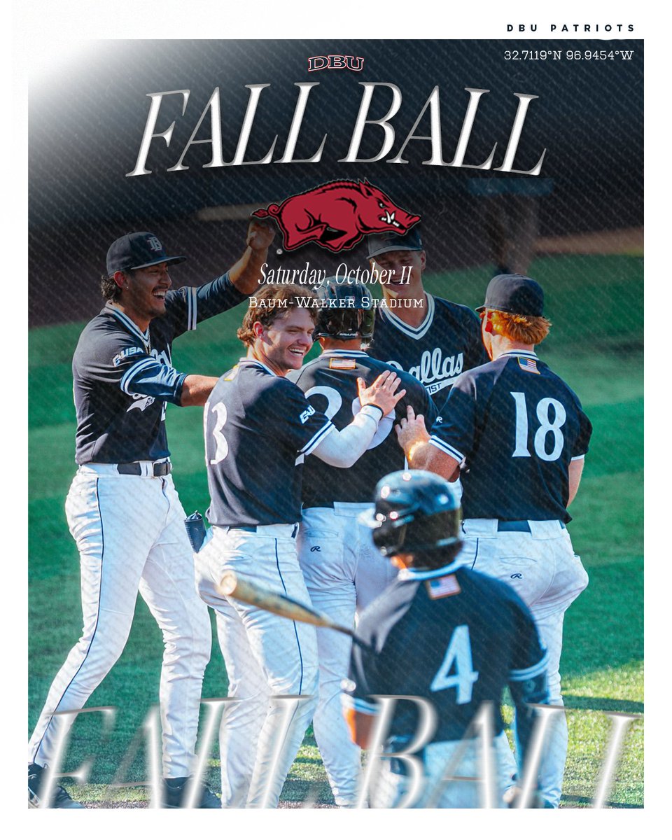 DBU_Baseball's tweet image. 𝐅𝐈𝐍𝐀𝐋𝐋𝐘.

1 PM scrimmage at Arkansas today!