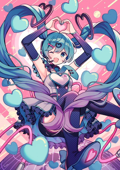 【お知らせ】 MIKU EXPO 2025 ASIAの開催に合わせて、『HATSUNE MIKU EXPO 10th Anniversary Illustration Contest』の受賞作品を各国のアニメイトで展示していただけるそうです!もしお見かけの際はよろしくお願いいたします