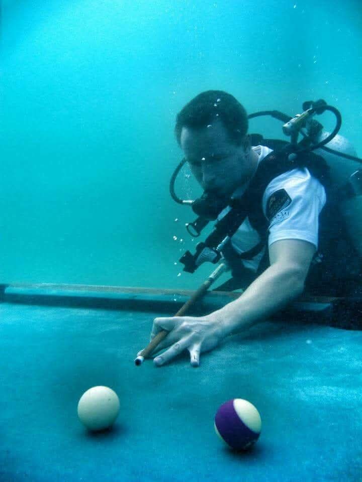 GoPlayPool's tweet image. R.I.P. Mika ❤️❤️❤️ We have many memories of our friend. This was just one showing his passion for the game.  
#RIP #pool #underwater #passion #game #cancersucks🎗 #goplaypool #goplaypoolapp