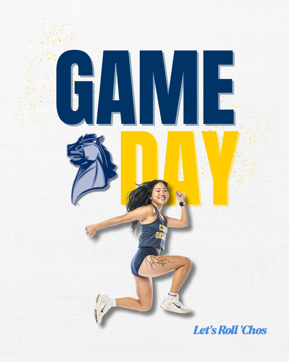 ucoathletics's tweet photo. GAMEDAY! On the run in Fort Worth💨

@UCOWomensTrack x #RollChos https://t.co/AR60l6UEYK