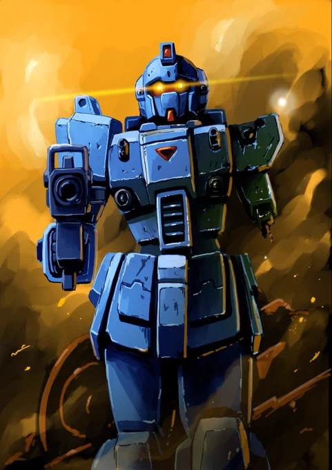#なぜロボットの絵ばかり描くのですか なんかこっちの方が性に合ってるから