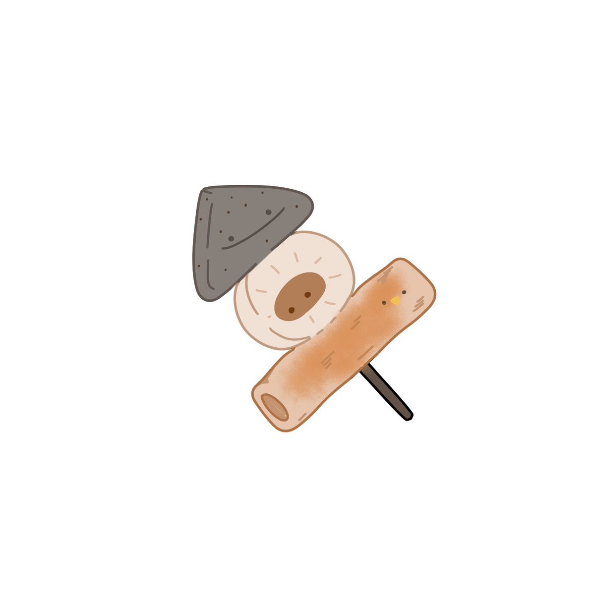 honyomame's tweet image. 🖼️おでんが美味しい気温🍢

#ほにょとおにょ
#ゆるいイラスト #ゆるキャラ 
#ゆる絵  #癒しキャラ #毎日投稿