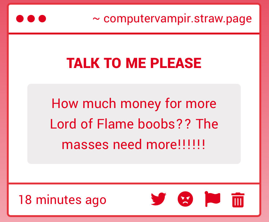 HELP MEEEEEEEE WHAT IS THIS either u wait til I‘m done with assignments or errr if you actually wanna support me the link to my kofi is in my strawpage…. I‘m creasing

-&gt; computervampir.straw.page