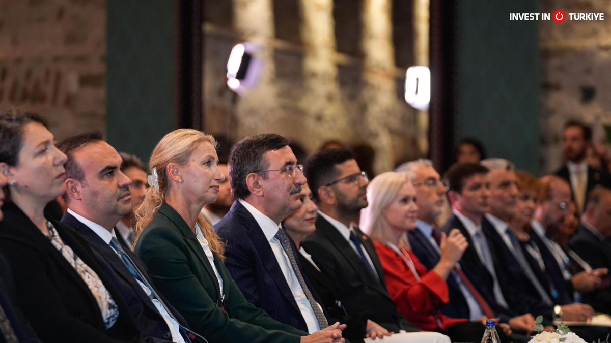 InvestTurkey's tweet photo. Chaired by Vice President Cevdet Yılmaz [@_cevdetyilmaz], the Investment Advisory Committee (IAC) convened at the Presidential Dolmabahçe Working Office for an exclusive business meeting focused on global value chains and digital investments. The meeting brought together ministers, business organizations, and senior executives from 33 international companies across 11 countries, representing a combined market value of USD 15 trillion.

Addressing the esteemed attendees, Vice President Yılmaz said, “Our exports, industry, transportation, energy, infrastructure, digitalization capacity, and talent pool have developed in a way that provides significant advantages in global competition. FDI has been one of the key drivers of this transformation. While Türkiye attracted only USD 15 billion in FDI during the 30-year period from 1973 to 2002, the total amount of FDI attracted since 2003 reached USD 282 billion as of July 2025.”

The list of attendees in the meeting included global leaders such as Amazon Web Services [@AWS], Toyota [@ToyotaMotorCorp], Airbus [@Airbus], Microsoft [@Microsoft], Huawei [@Huawei], DHL [@DHLGlobal], Enercon, Citibank [@Citibank], General Atlantic [@generalatlantic], and BSH.

#Türkiye #NexusoftheWorld #FDI #invesment #valuechains #digital