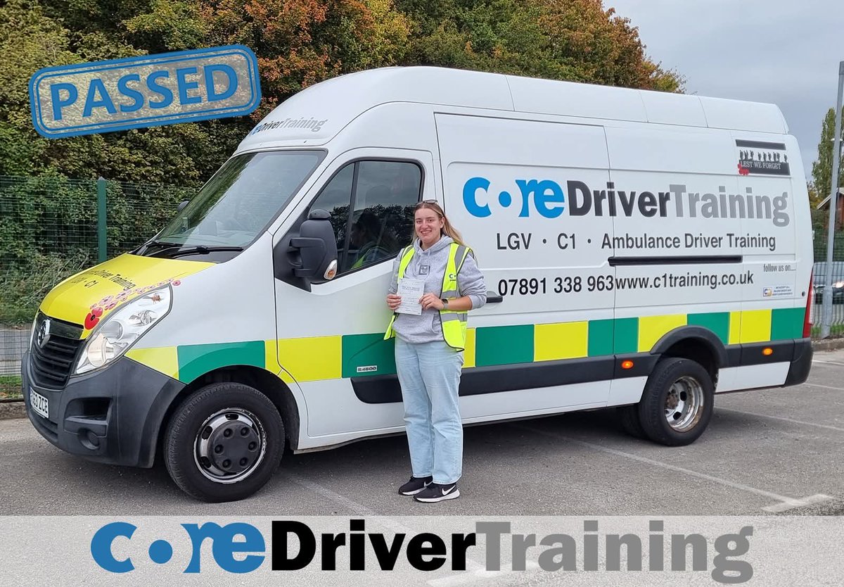 driver_cor91706's tweet image. Congratulations Hannah Rose!🎉

A huge well done to Hannah Rose for passing her C1 test first time at Watnall Test Centre yesterday 😁👏

#TeamCore