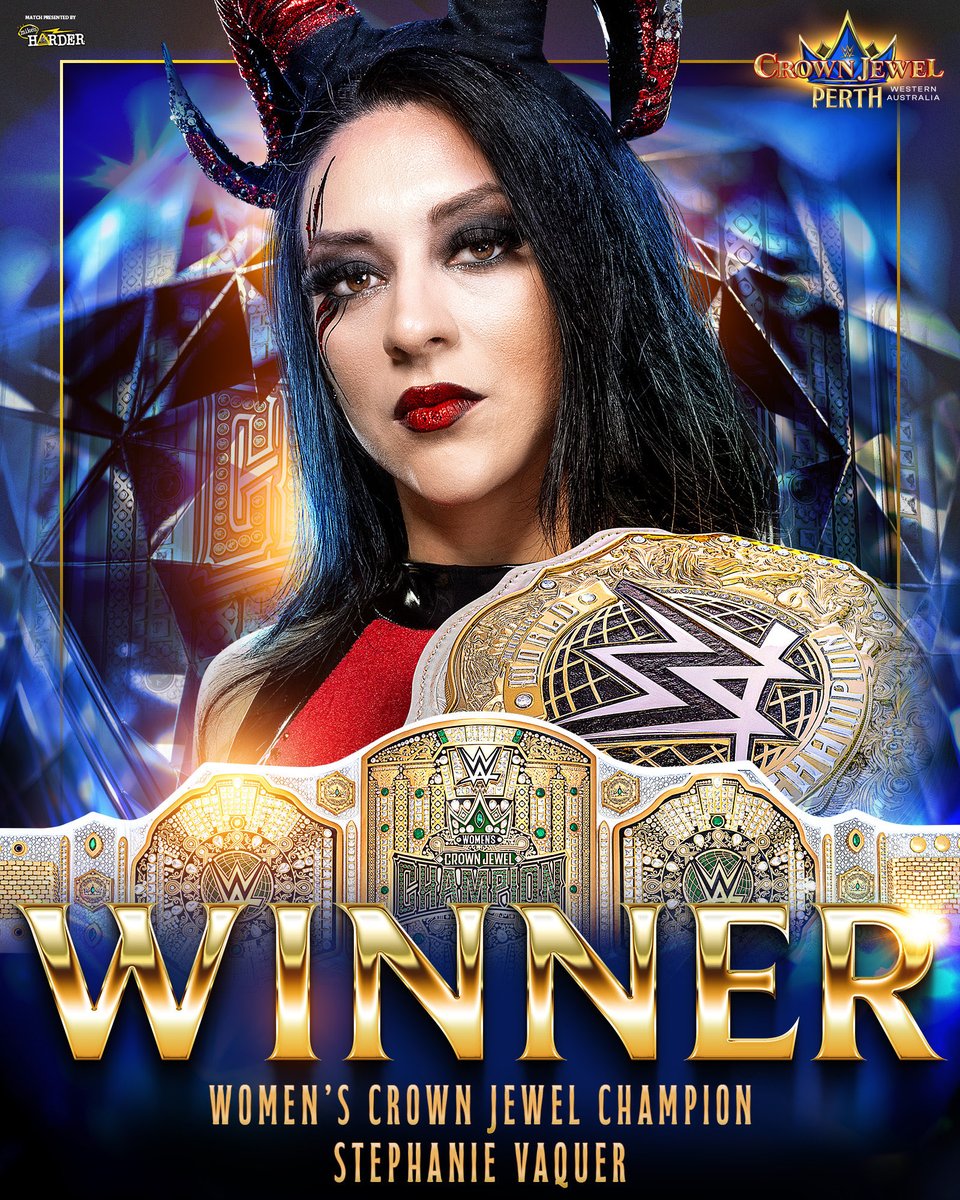 #WWECrownJewel
<a href="/Steph_Vaquer/">Stephanie Vaquer</a> 
<a href="/wweespanol/">WWE Español</a> 
👏👏👏👏👏