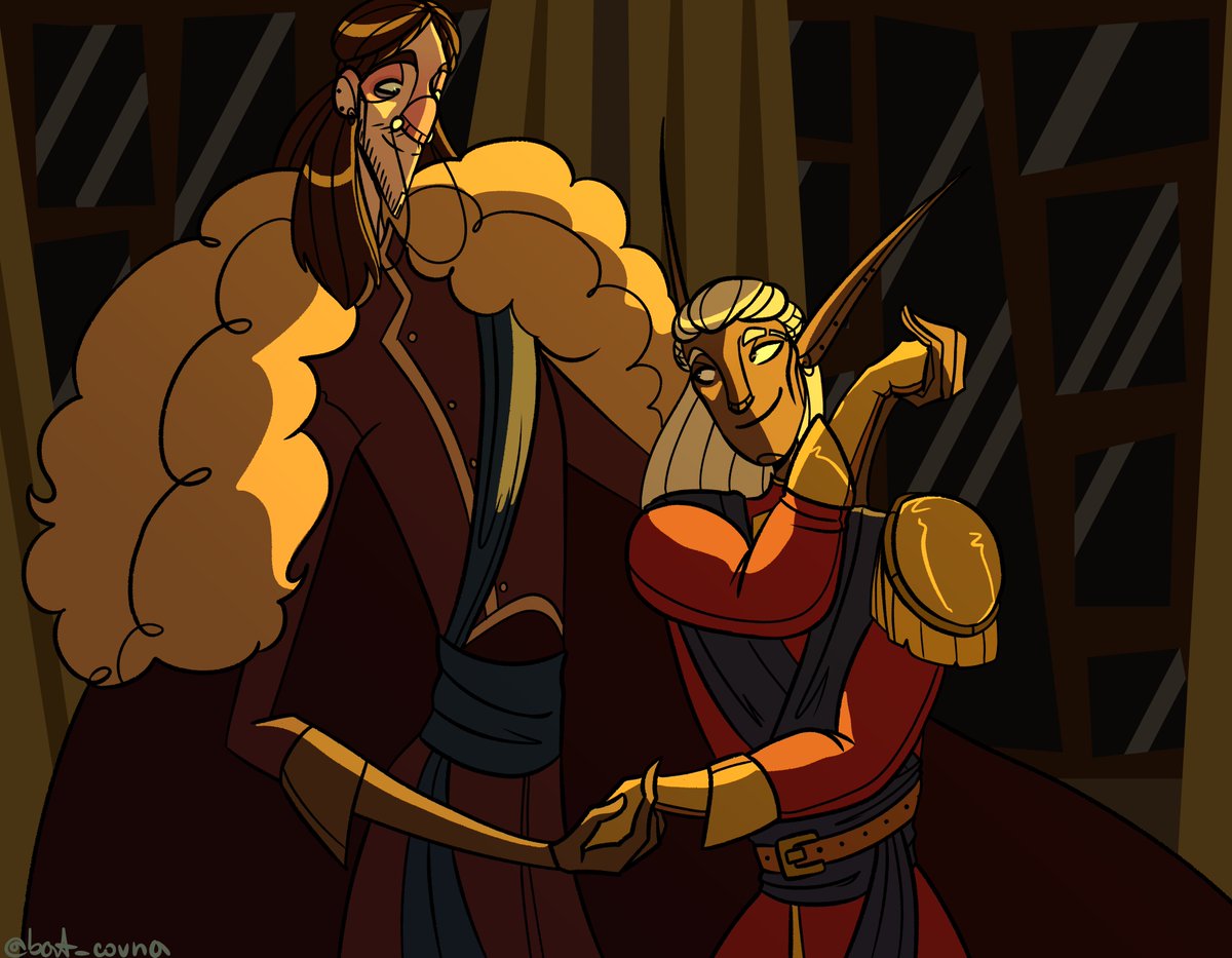bat_covna's tweet image. #zevranweek #zevranweek2025 

day 7 -- au/free day

доки властиміл молодший, роняючи кал, вирішує політичні перипетії, властиміл старший нарешті насолоджується своїм бальним епізодом

thank you @ZevranWeek for organisation, i had so much fun participating :3