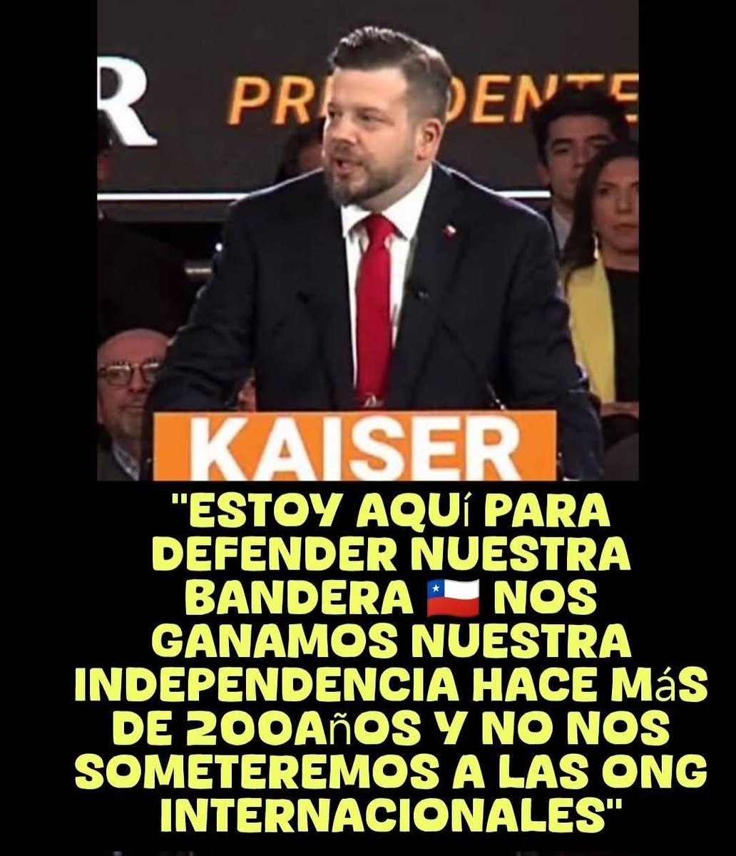 Javiera08494622's tweet image. ❗️❗️ONG&apos;s  PA&apos;  JUERA ❗️❗️

Basta de intervencionismos wns, que ha gobernado y dirigido Chile por décadas donde lo único que hicieron fue destruir y ganar dinero.

CHILE ES LIBRE Y SOBERANO

#MejorPrograma
#AUDITORIAFORENSE 

#VotasKaiserObtienesKaiser

@Jou_Kaiser 2026🇨🇱4K🇨🇱