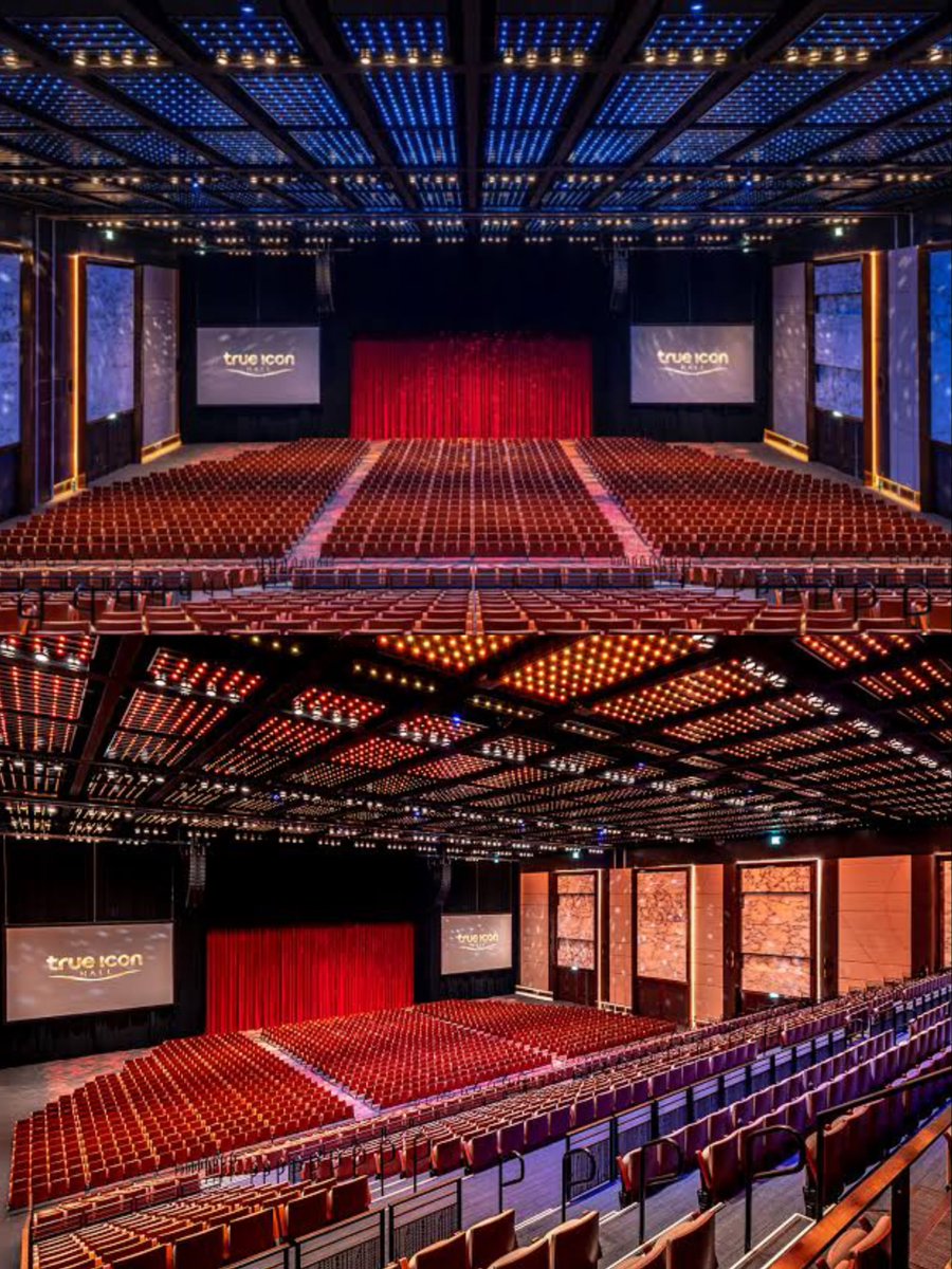 ภาพสถานที่จัดคอนเสิร์ตน้องวาน true icon hall ชั้น 7 ที่ไอคอนสยาม มีความจุประมาณ 2700 ที่นั่ง
