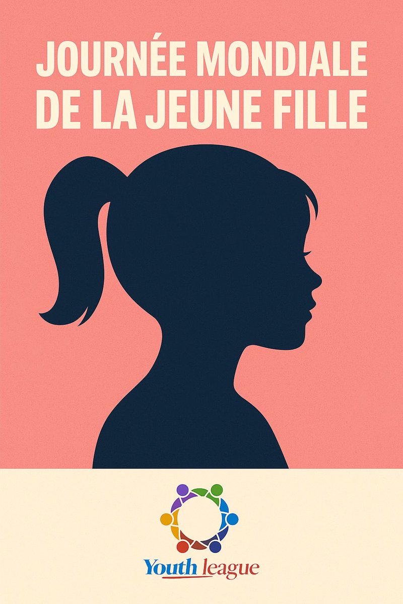 En cette Journée mondiale de la jeune fille, célébrons la force, l’intelligence et le potentiel de chaque fille. Investir en elles, c’est bâtir un avenir plus équitable. 
Brisons les barrières, donnons-leur les moyens d’agir, éduquons, protégeons, soutenons. ✊🏽💗

#FillesLeaders
