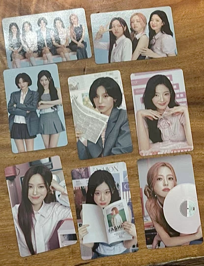 🩷 ITZY 4TH FAN MEETING ON AIR official goods photocard set (8 pcs