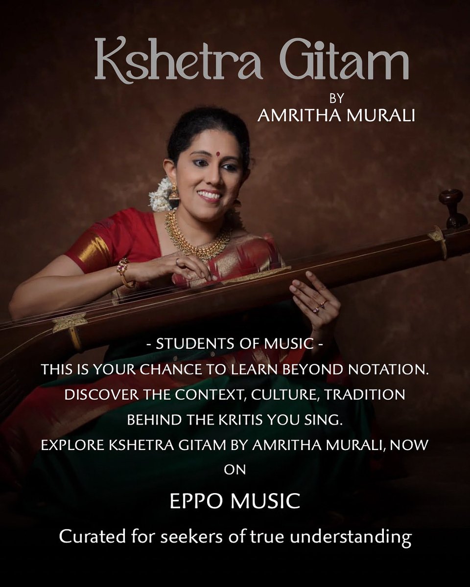 EppoGurukulam's tweet photo. Learn, grow &amp; evolve with Eppo Gurukulam!
Register @ https://t.co/7lqn8NHPKw
@eppomusic @eppoevent 
#onlineclasses #carnatic #music https://t.co/BBOGyMWMKG