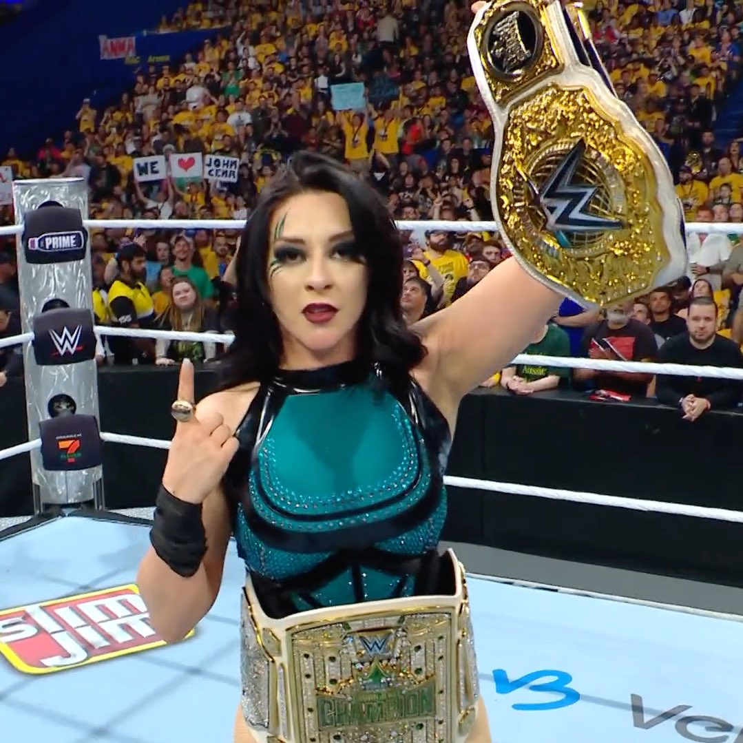WWEUK's tweet image. 2025 Women’s #WWECrownJewel Champion, La Primera, Stephanie Vaquer! 🏆