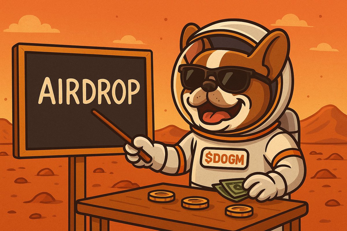 dogm_dogsonmars's tweet image. 25% of $DOGM is reserved for the community! 
It’s simple 👉 Follow @dogm_dogsonmars  on X and stay active — like, bark, repost, engage.

The loudest DOGMonauts earn their share. 🪐
#DOGM #BSC #Airdrop #memecoin