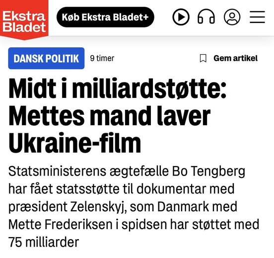 Var der ikke også noget med, Mette`s brors firma, fik kontrakter på mine rydning i Ukraine?

#dkpol #Nepotisme