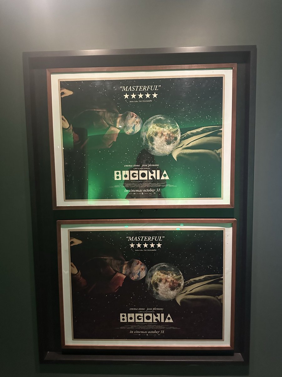 hanonfilm's tweet image. just finished watching bugonia. an unbelievably outstanding movie. funny and tense at times. emma stone and jesse plemmons are fantastic. no notes. #londonfilmfestival