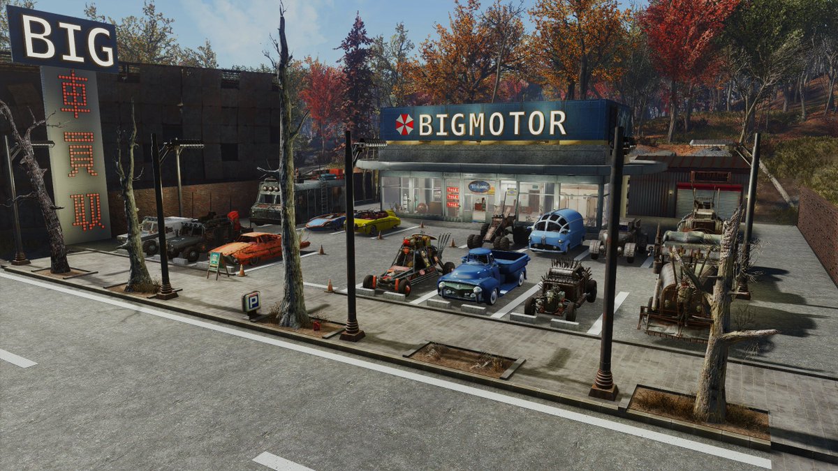 脳内で描いた建物がゲーム内で作れると最高に気持ちがいい🎶
（大体ボツになるけど）
これだからFO4の建築はやめられない😉
#Fallout4
#ピピの建築