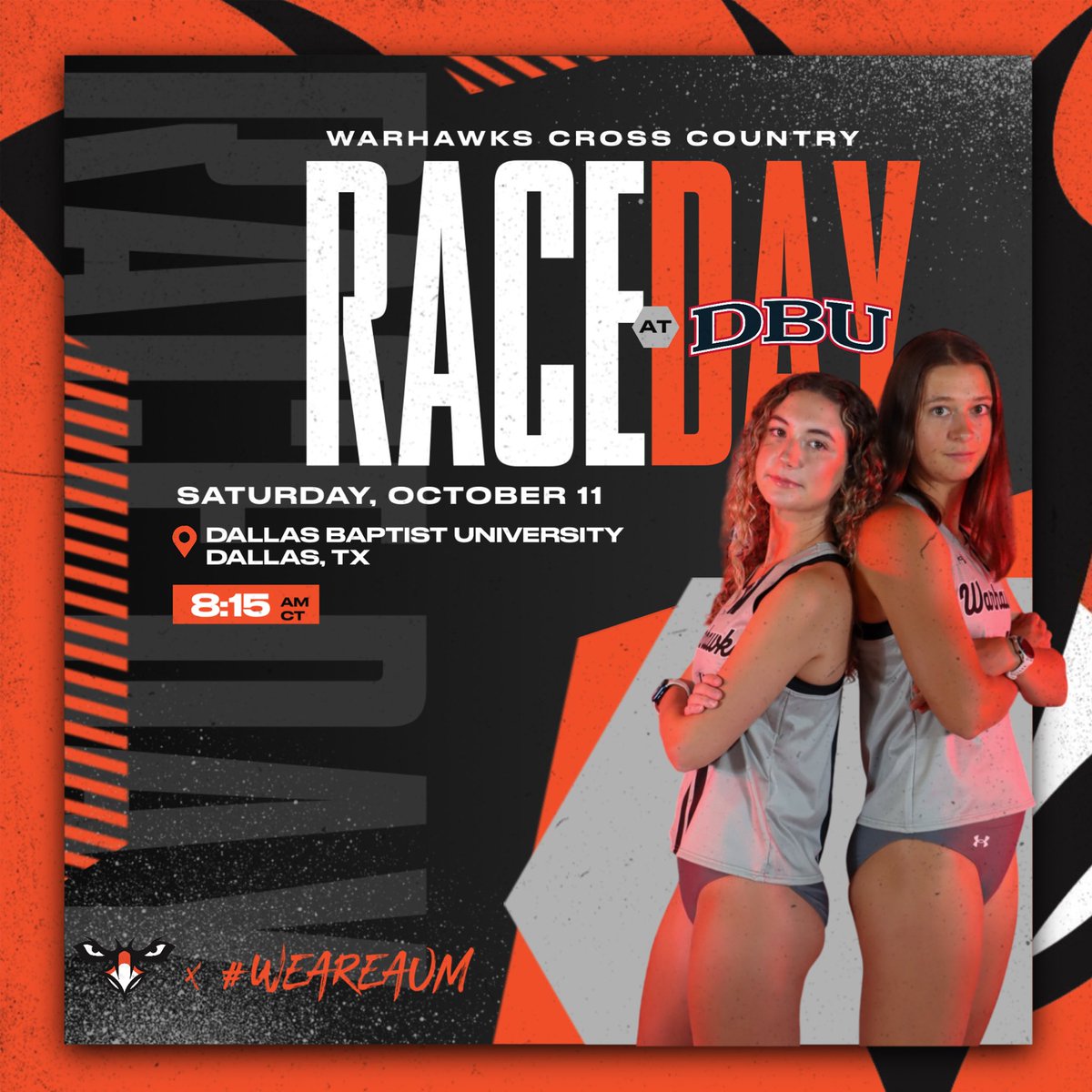 Race day, Texas edition❕

👟 DBU Old Glory Gallup
⌚️ 9:15 AM Women’s | 8:15 AM Men’s
📍AP Ranch, Fort Worth, TX

#RunAUM | #WeAreAUM