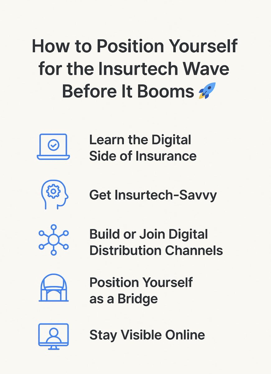 obafuwa's tweet image. Fintech’s early adopters became unicorns.
Now, #Insurtech is opening the same door 
To position yourself:
- Learn NIID + digital insurance
- Understand APIs
- Join distribution networks
-Be the bridge between tech &amp;amp; trust
NIIRA 2025 will change the game.
#Digital