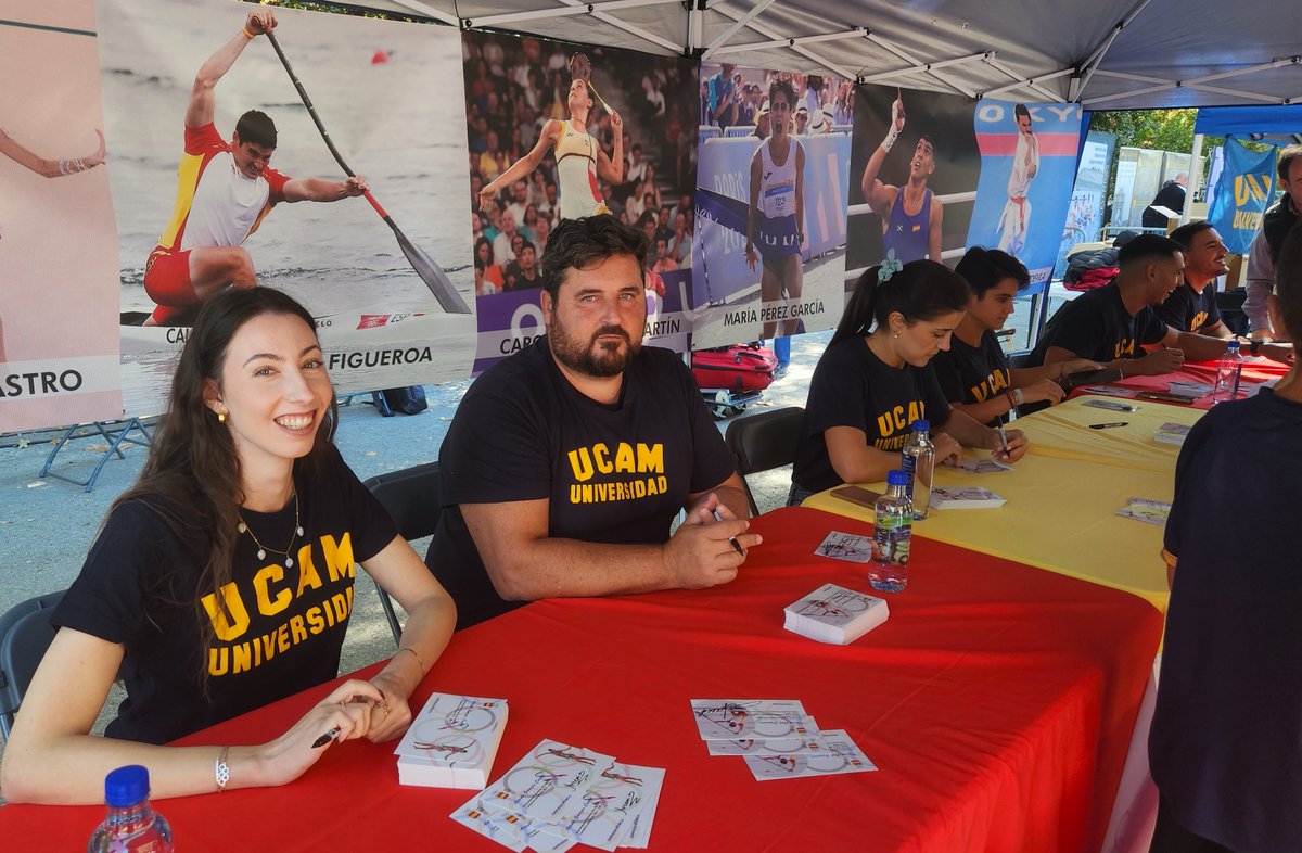 UCAM Universidad (@ucam) on Twitter photo 🥇 La UCAM celebra el Día del Deporte Olímpico en el Parque del Retiro de Madrid junto al <a href="/COE_es/">Comité Olímpico Español</a>, impulsando su nuevo campus en Torrejón de Ardoz.
🤝 Alejandro Blanco <a href="/COE_Presidente/">Alejandro Blanco</a> “Tener a la UCAM en Madrid es un honor y un homenaje a José Luis Mendoza”.
🏃♀️ 🥇 La UCAM celebra el Día del Deporte Olímpico en el Parque del Retiro de Madrid junto al <a href="/COE_es/">Comité Olímpico Español</a>, impulsando su nuevo campus en Torrejón de Ardoz.
🤝 Alejandro Blanco <a href="/COE_Presidente/">Alejandro Blanco</a> “Tener a la UCAM en Madrid es un honor y un homenaje a José Luis Mendoza”.
🏃♀️