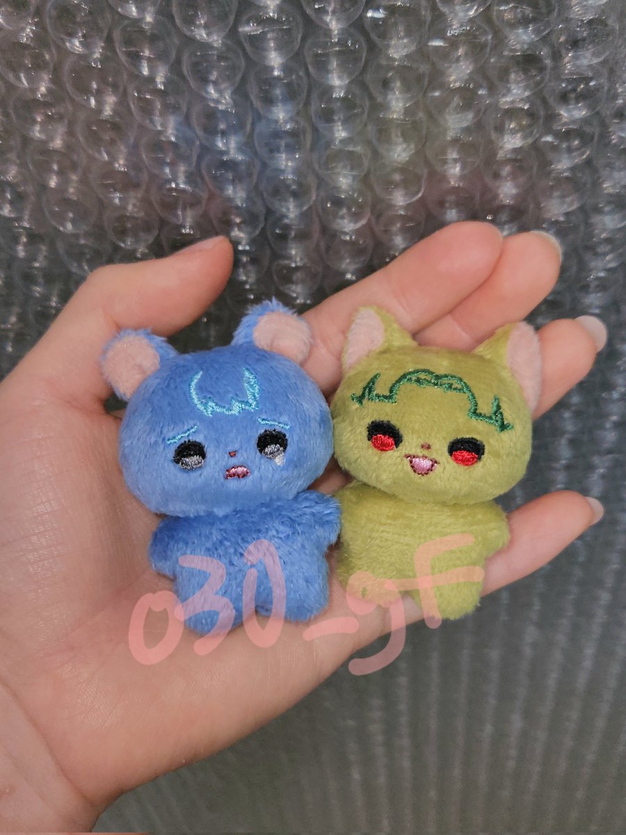5센치 인형커미션 작업했습니다! 🐹🐱
