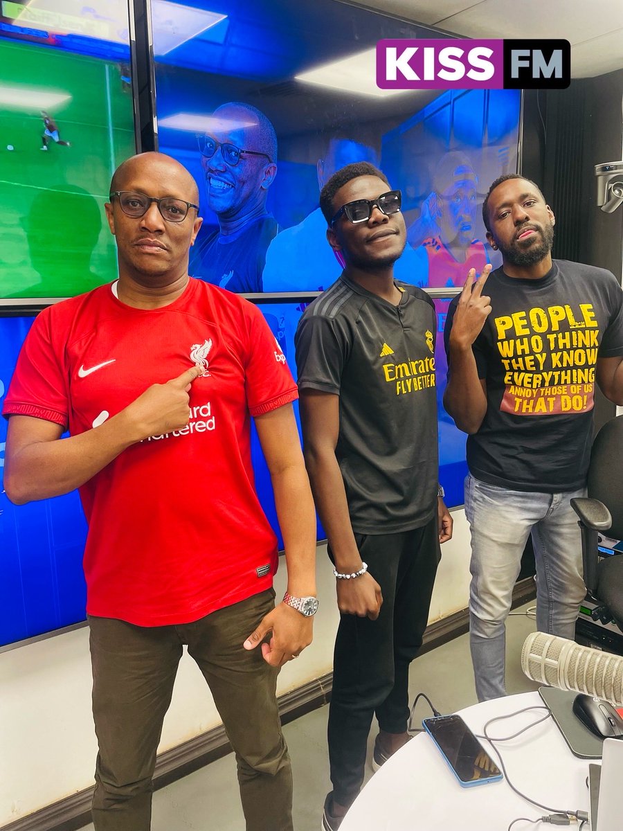 Kiss100kenya's tweet photo. Weekend =Football + Fun ๐๏ธโฝ๏ธ #TheScoreKe https://t.co/iNZUseXWew