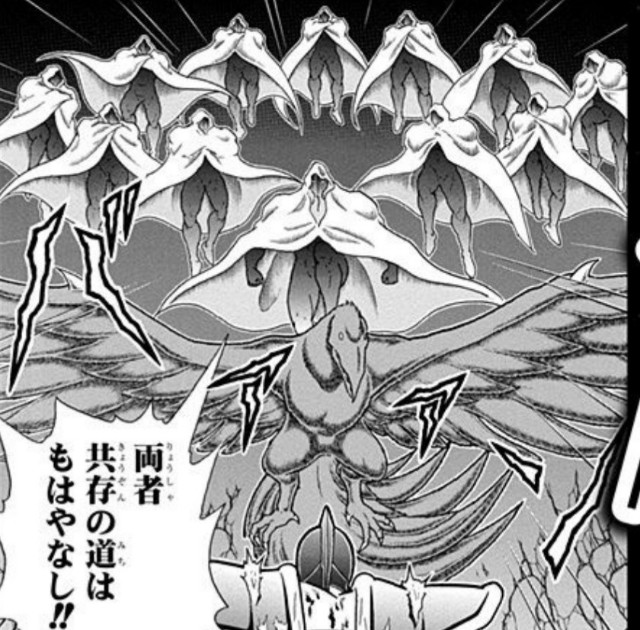 yasuman2929's tweet image. 2本目がネタバレしないために、暫定席で衣装をマントで隠してるとき

『キン肉マン』の悪の組織が出てきたときのゆで先生の表現のしかたを毎回思い出してしまう…

きっとサイズ感がすごいやつが出てくるんだろうな
伝われーっ！

#キン肉マン
#ゆでたまご
#KOC
#キングオブコント