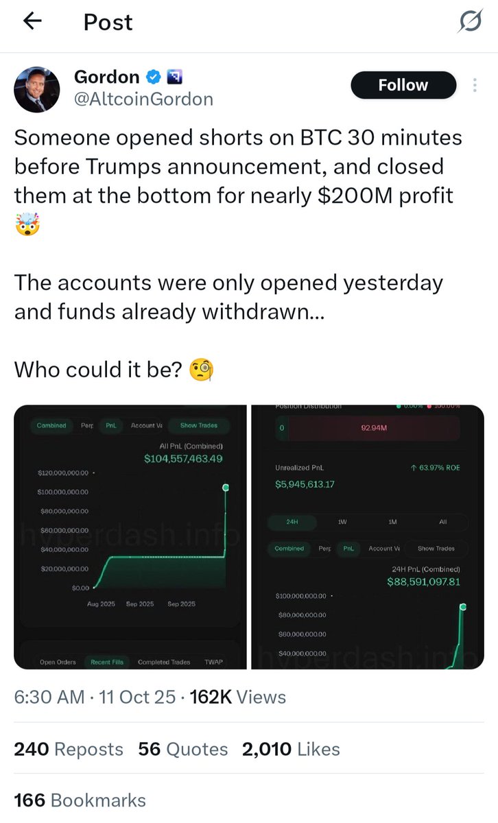 $Nibs (@nibsgonewild) on Twitter photo GM GM π βοΈ πΏοΈ 
This is the new scam the elites are doing.
Place a short right before you call 100% tariffs, makes everyone sell while making millions.
Then, put those millions back in at the bottom.
Repeat the cycle. GM GM π βοΈ πΏοΈ 
This is the new scam the elites are doing.
Place a short right before you call 100% tariffs, makes everyone sell while making millions.
Then, put those millions back in at the bottom.
Repeat the cycle.