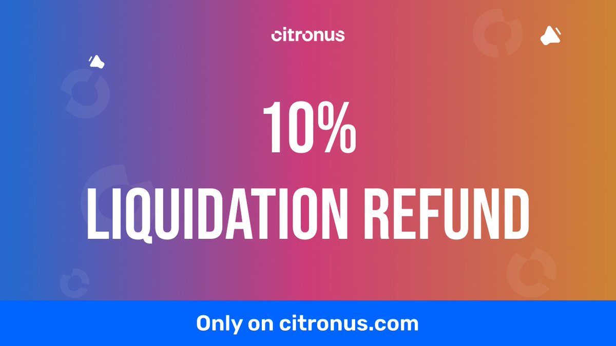 Historic day in crypto. Many coins crashed 50–95%, wiping out leveraged traders worldwide.

🔥 We offer 10% liquidation cashback — protect yourself.

🔝 $CITRO token didn’t drop — buying activity is surging.

citronus.com

Trade safely. Protect your assets.