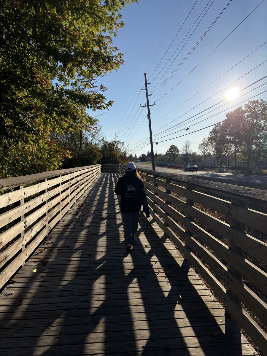 Went for a walk with my wife this morning. Inching closer to the birth of our baby, we can’t wait!