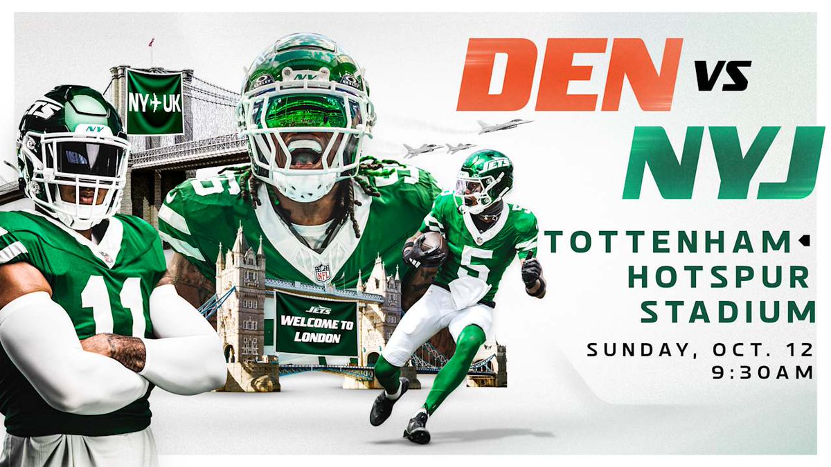 AVAILABLE

Two cheap <a href="/NFL/">NFL</a> London tickets -

Denver Broncos v New York Jets
Sunday 12 October 2025. Kickoff 2:30

At Spurs ground.

#NFL