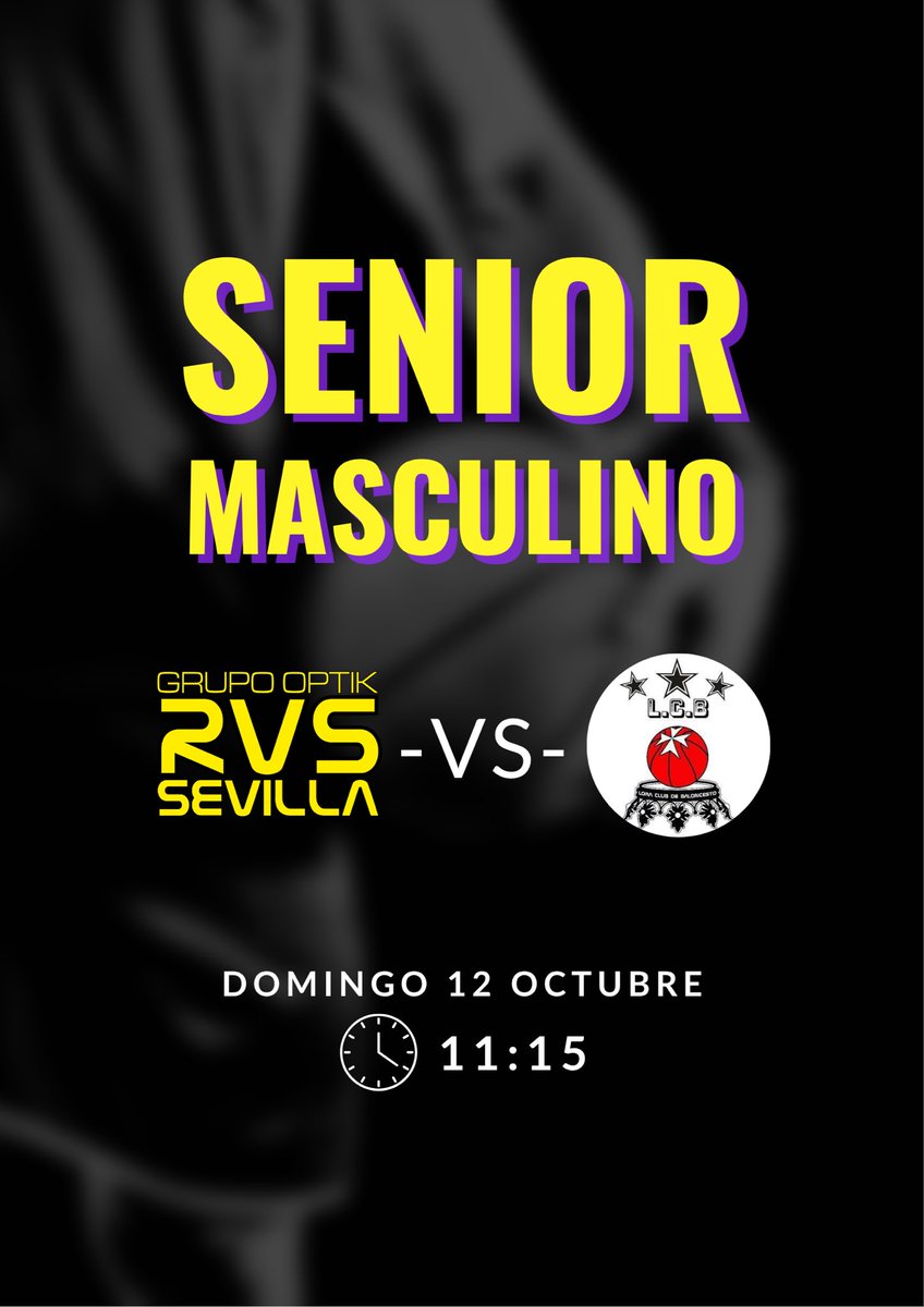 🏀SENIOR MASCULINO🏀

Mañana debutan nuestros chicos en casa
Vamos todos a animar!!🙌🏼💪🏼

#ADNReverso 🖤💛