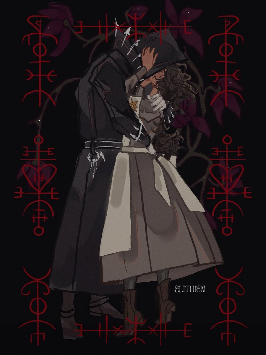 like a rose in a graveyard ..