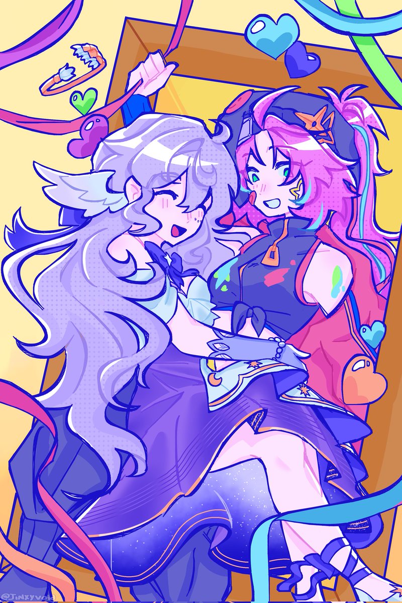 jinxyvoid's tweet image. I know this is pretty late but still, thank you guys for 1k😭🥺🥺 #rappa #robin #rappabin #HonkaiStarRail