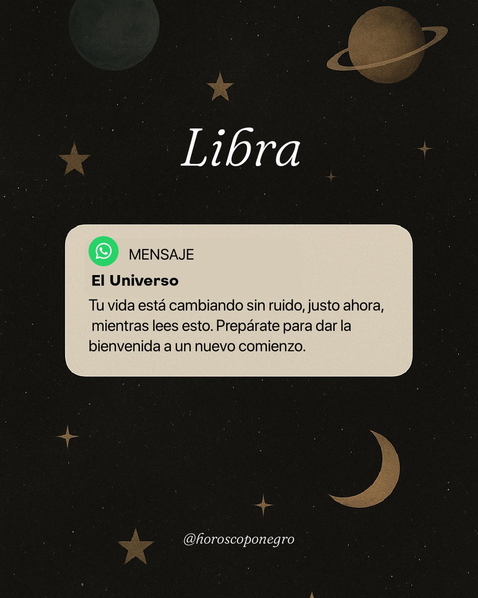 Libra, tienes una notificación pendiente 📱