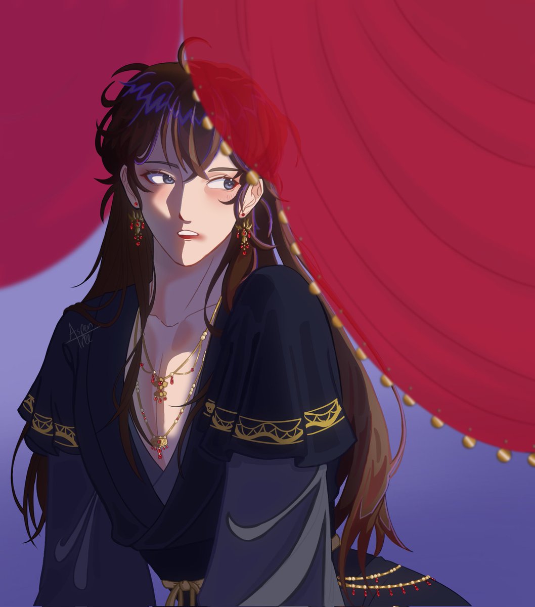 "Mo Xi secretly decided he would repay Gu Mang with the best of everything he had. He would seek out the rarest treasures and the most splendid finery and give them all to him." 
#yuwu #gumang #ximang