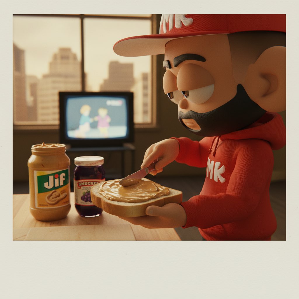 What’s your favorite snack ? Mines is Peanut butter &amp; Jelly sandwich … what about yours ? 

#TMKLUCA #THEMONEYKIDS #TMK #cartoons