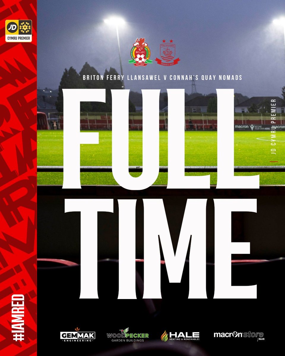 bflafc's tweet image. It finishes 3-0 to our opponents a 10 minute hat trick from Franklin in the second half securing a deserved win for Connahs Quay.
We go again in the Welsh Cup next Saturday.
#IAmRed