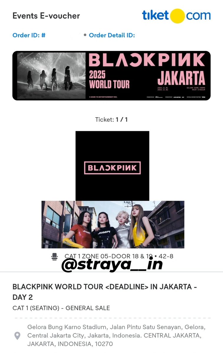 straya__in's tweet photo. wtt (trade-ins)
have: day2 cat 1 zone 5
want: day2 platinum/cat 1 sn depan

tag: wts wtb tiket blackpink world tour jakarta 2025 https://t.co/2uFNqgoWh9