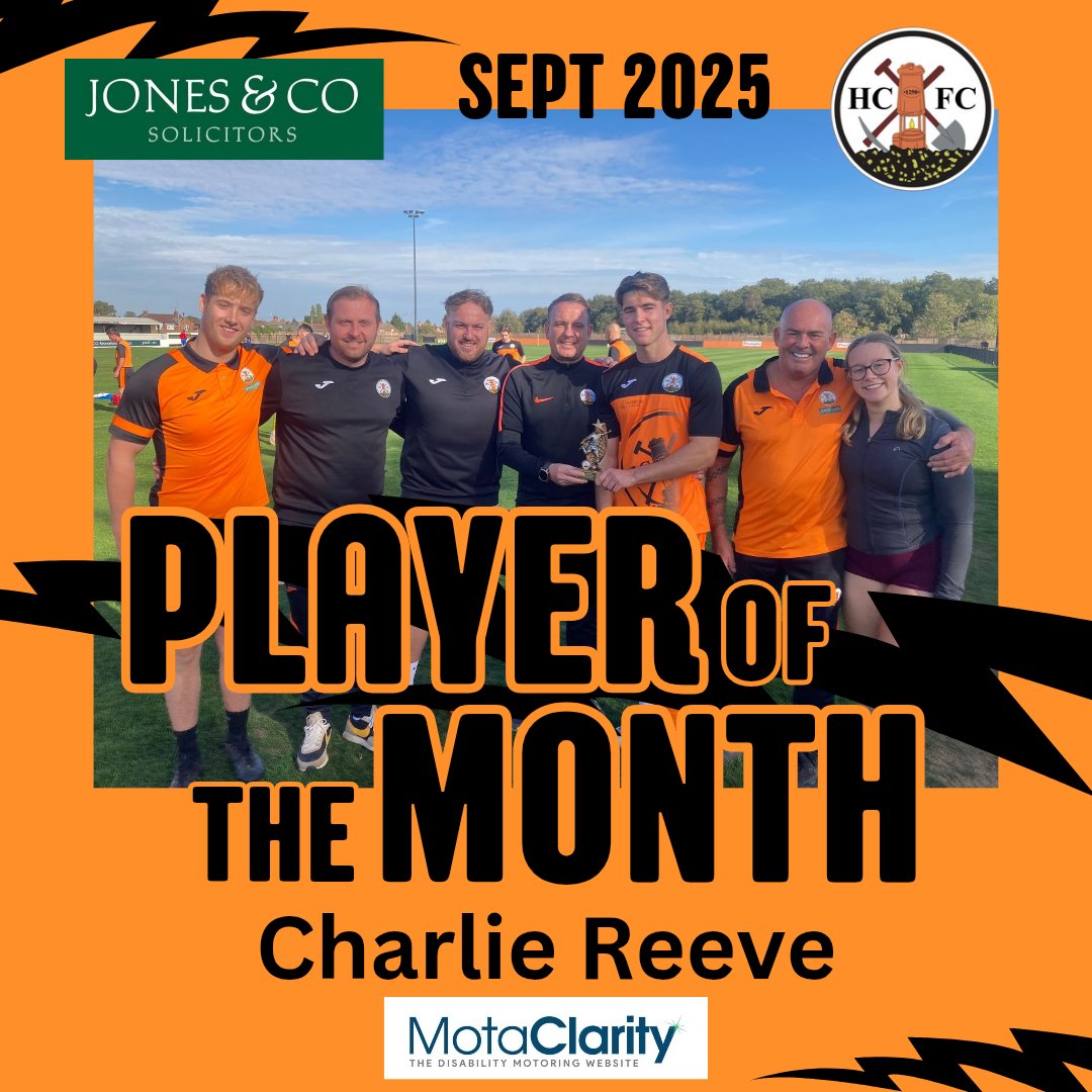 Your <a href="/jones_solicitor/">Jones & Co Solicitors</a> September Player of the Month with 46% of the votes was Charlie Reeve.