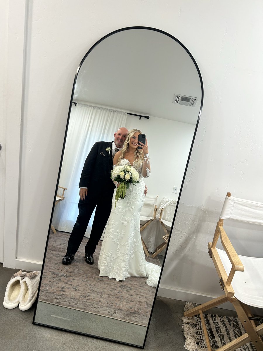 Kalie and I just before I walked her down the aisle.  She is now Mrs Kalie Samora married to a wonderful young man Anthony and her Maiden name Callison!  It was a great day!