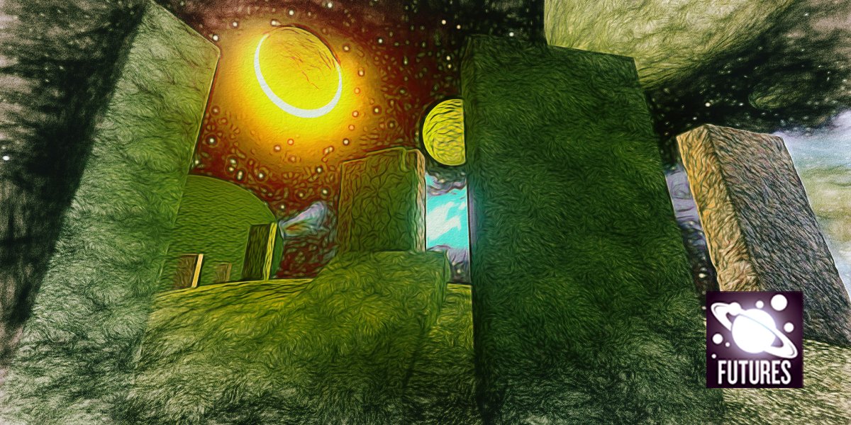 NatureFutures's tweet image. The planet was safe. The air breathable. Better still were the remarkable finds. The stone relics with their signs of a long-lost civilization. The novel vegetation. This world looked like it would be a gift that would keep on giving.
#scifi by Alan Dove nature.com/articles/d4158…