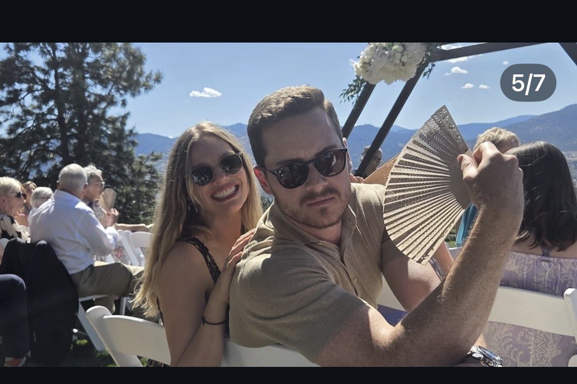 The King and his Sunshine shining, at a wedding from friends📸tspiridakos