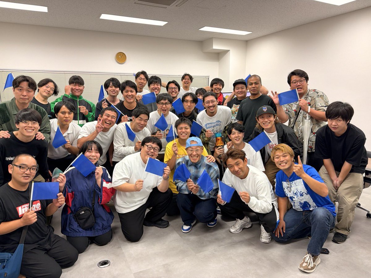 timeseki's tweet image. 青色1号の応援呼んでもらいました。
順位はさておき炒飯はおいしい。