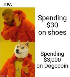 funfi_crypto's tweet photo. Why buy a depreciating asset when you can buy one that's going to the moon? 💸
#DrakeMeme #DogeMeme #Cryptocurrency #Finance #Money #Relatable #MuchSpending https://t.co/2sq719EeuE