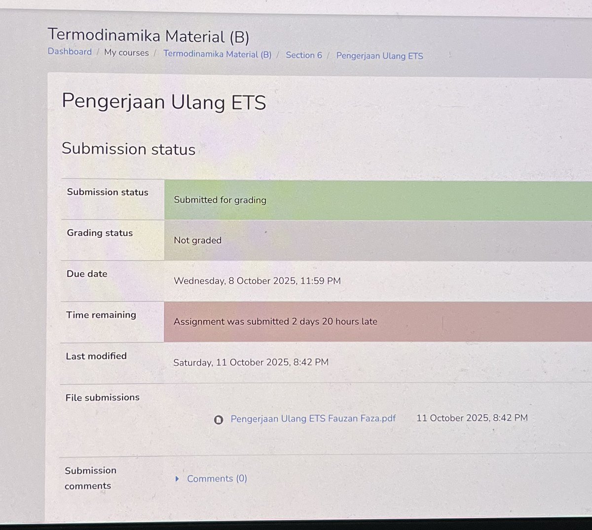 tidak ada kata terlambat😋