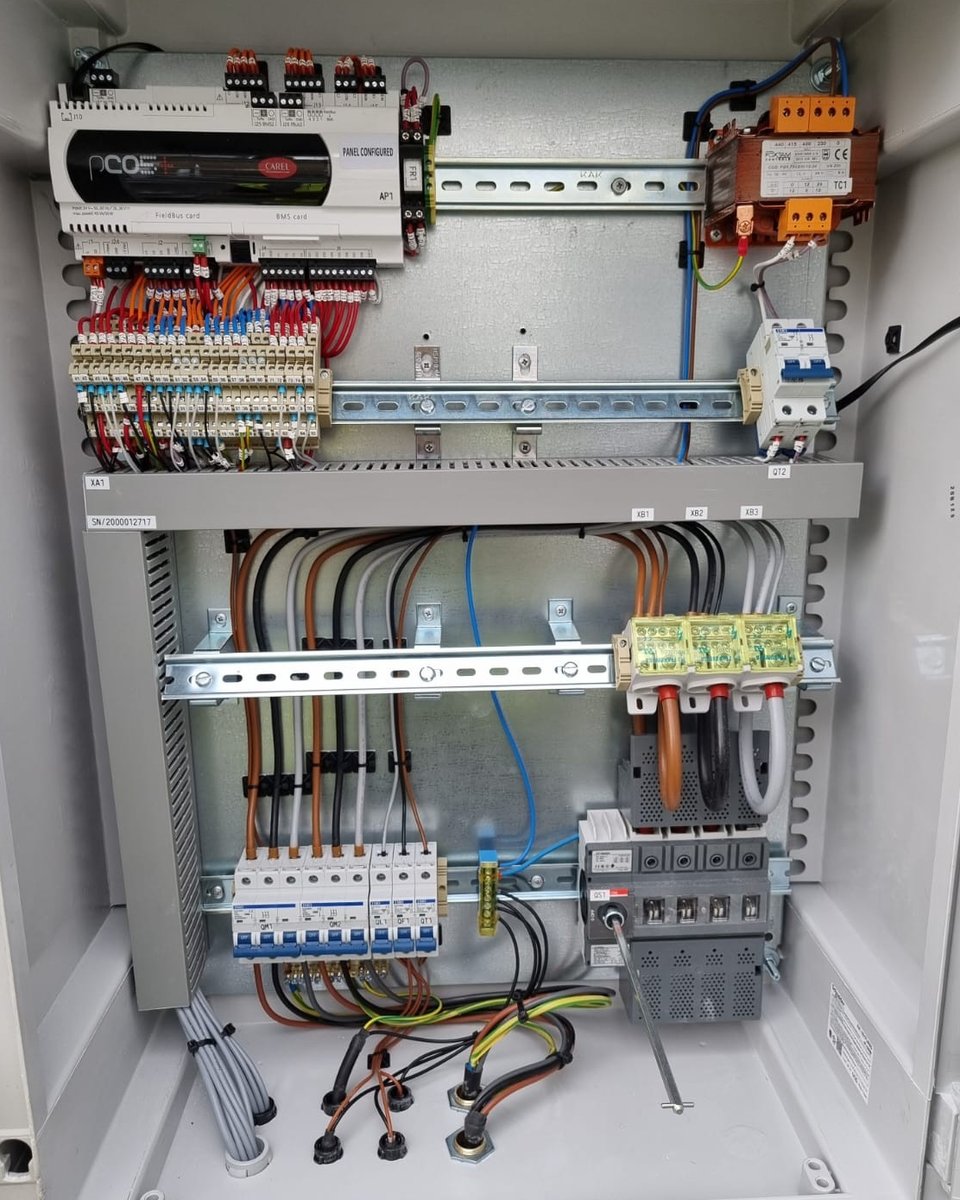 iac_systems's tweet image. Onsite project complete:
✔ AHU control panel installed
✔ Cable terminations secured
✔ Valve actuators fitted
✔ Safety checks completed

Ready for commissioning, ensuring safe, reliable HVAC performance!

#iACS #HVACControls #AirHandlingUnit #AHU #BuildingAutomation #HVAC