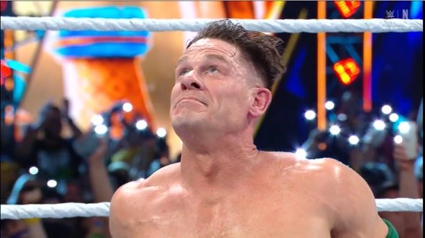 aj4rhea's tweet image. what a beautiful tribute from cena to bray wyatt. we miss you so much bray🥹🩵 #WWECrownJewel