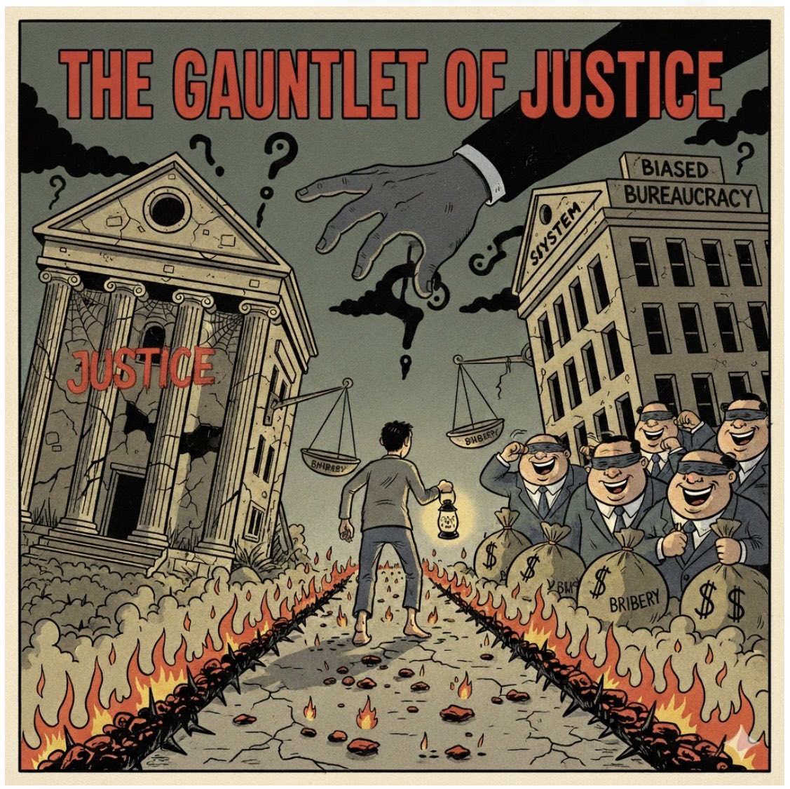 punit_indian91's tweet photo. Is our system truly dispensing justice, or is it a biased bureaucracy? The path to truth and justice often feels like a gauntlet of thorns and fire. Will this ever change?

क्या हमारा सिस्टम वाकई न्याय दे रहा है, या यह एक पक्षपाती नौकरशाही है? सच्चाई और न्याय का रास्ता अक्सर कांटों और आग से भरी चुनौती जैसा लगता है। क्या यह कभी बदलेगा?

https://t.co/YH9qAPapBN

#JusticeDelayed #CorruptSystem #Bureaucracy #TruthAndJustice #न्याय #भ्रष्टाचार #सिस्टम #India #QuestionTheSystem